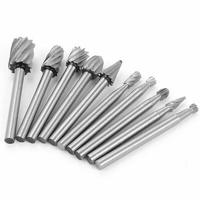 Tungsten Carbide Burr Bit Set Cutting Carving Routing Bur For Dremel Rotary Tool