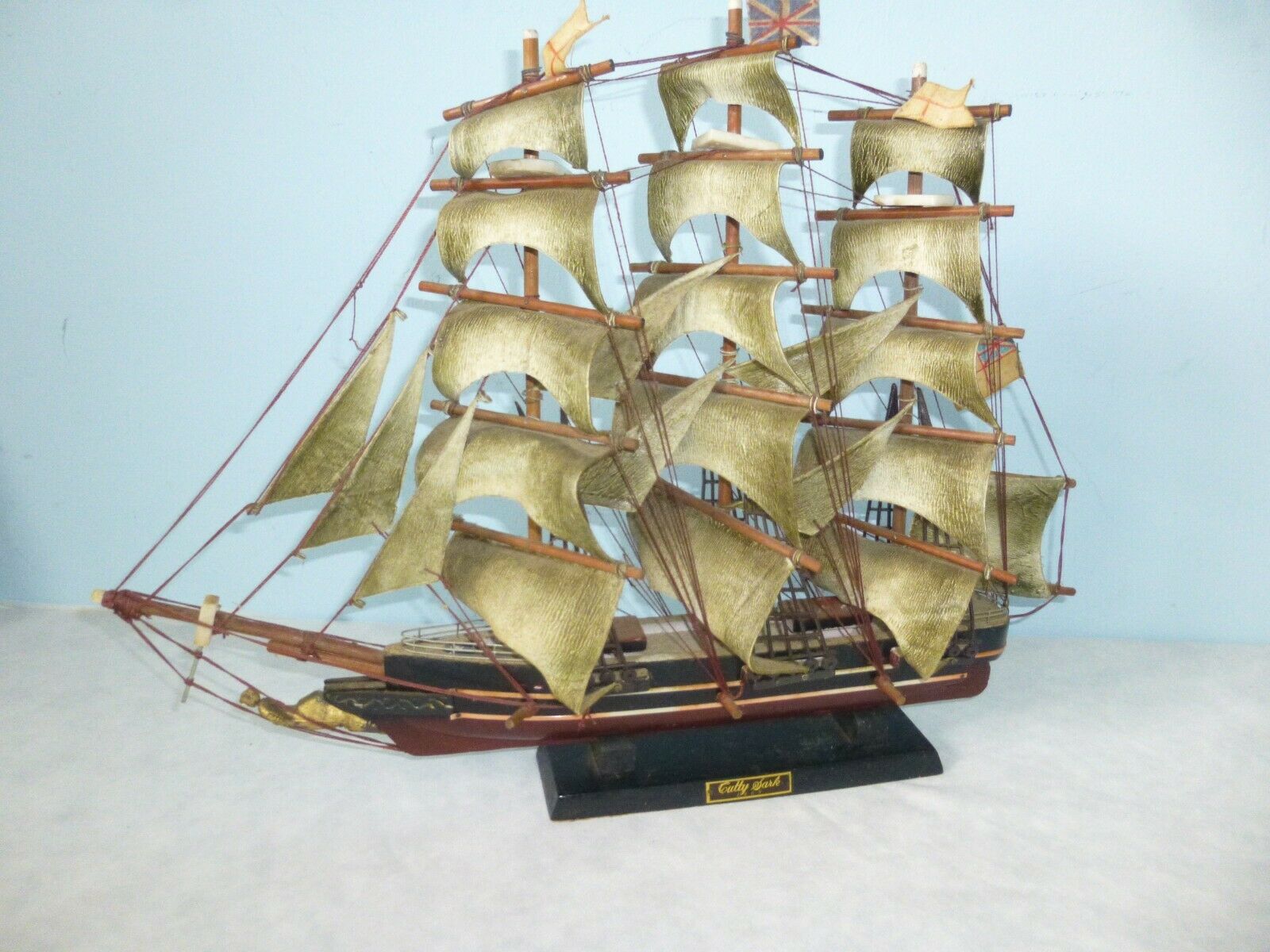 Antique / Vintage Cutty Shark Large Wooden Ship Model