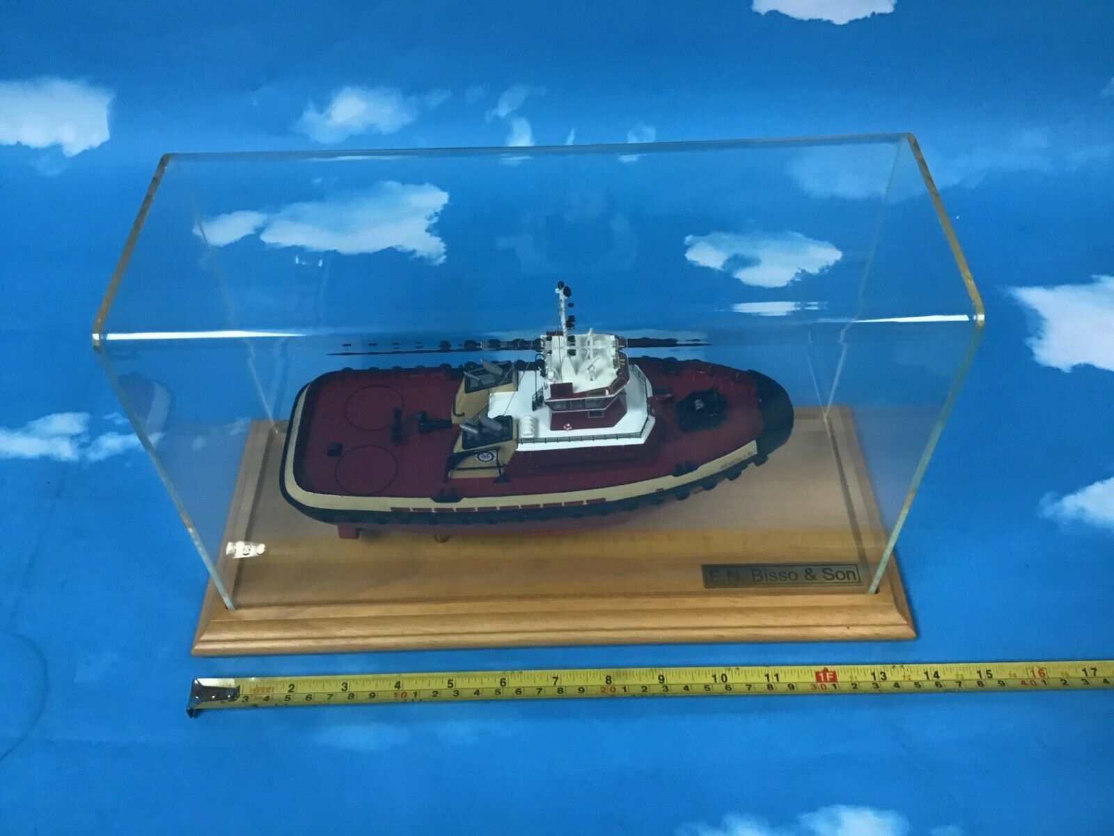 Tug Boat “beverly B ” Bisson & Son   Size  14”  Approx