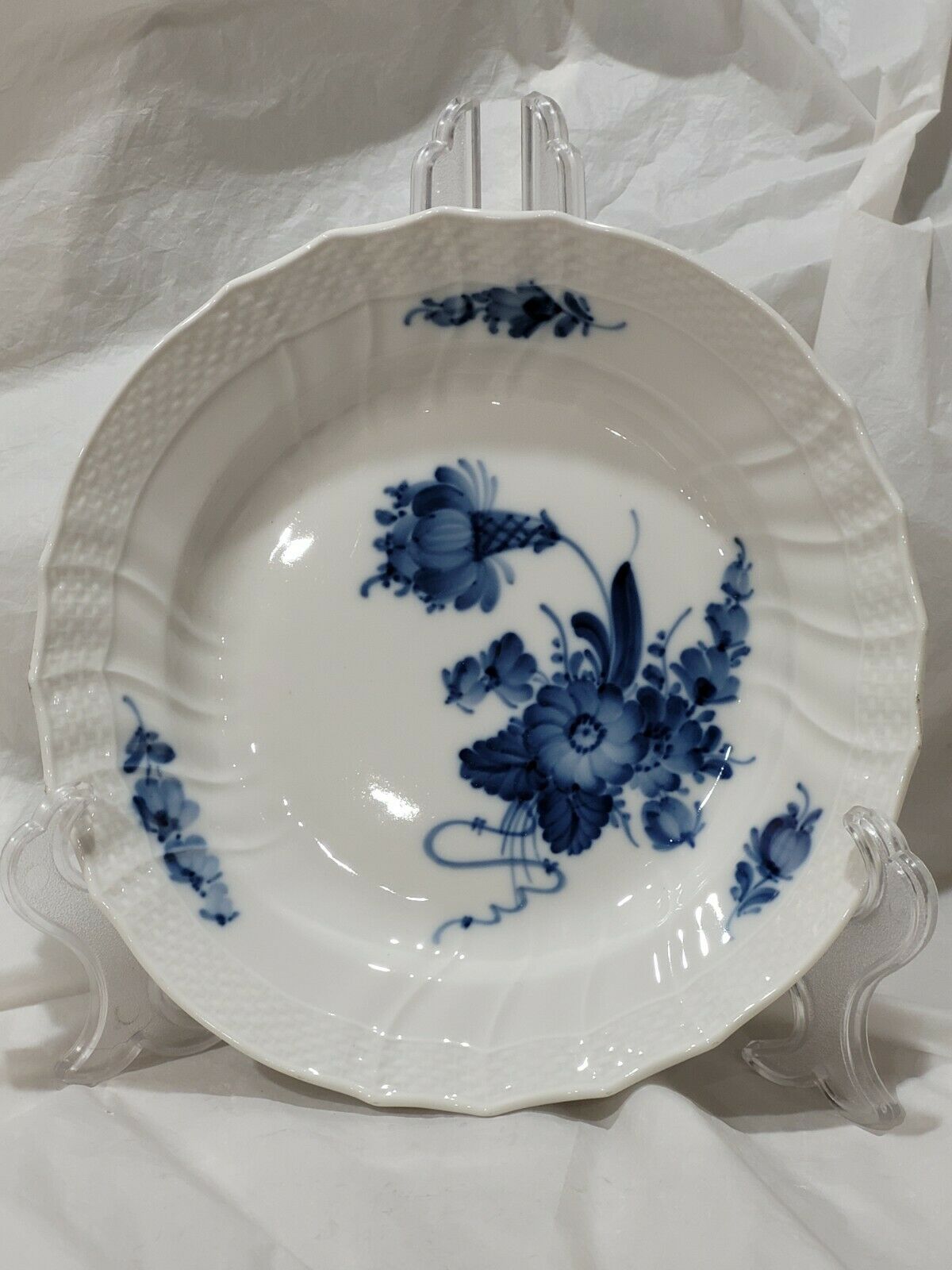 Royal Copenhagen Blue Flower Curved Lunch Plate No 1624